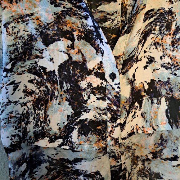 Simply Vera Sleeveless Button Down Shirt Size Petite XS - Picture 3 of 4